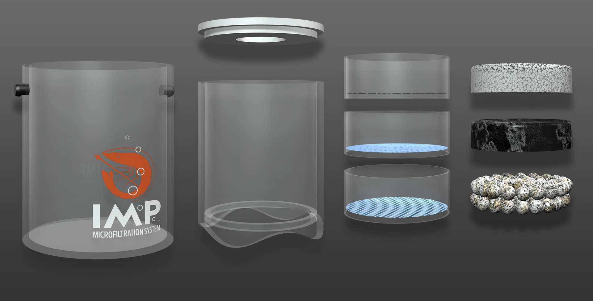 canister filtration components
